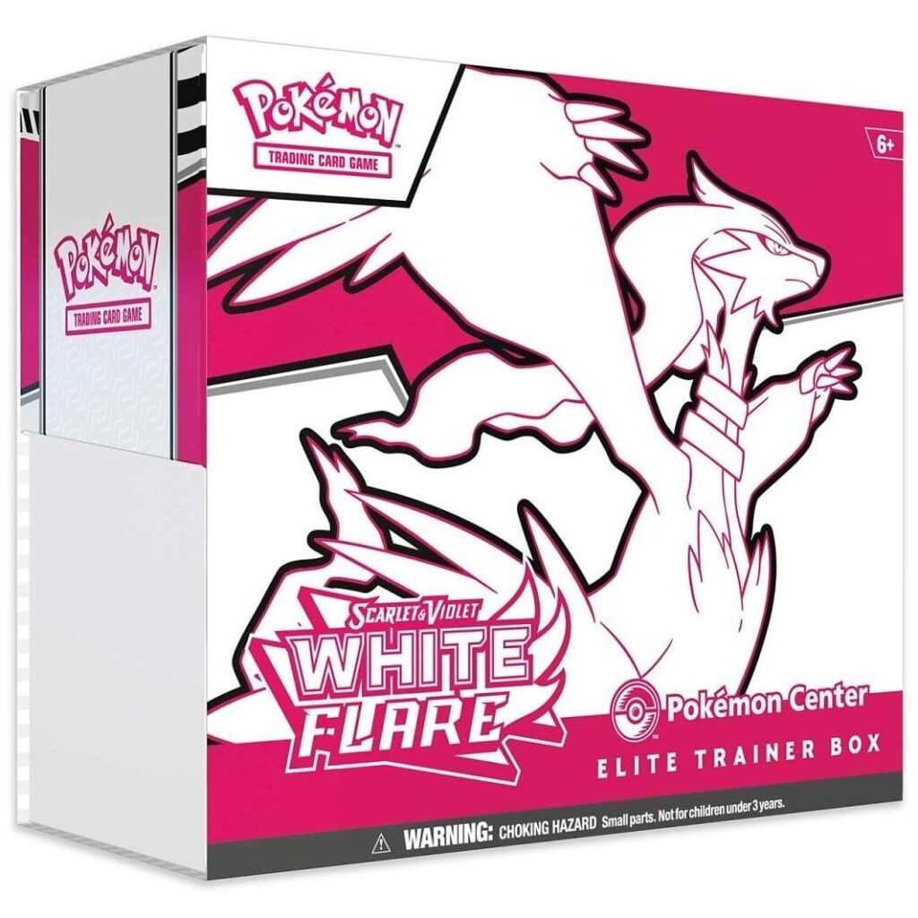 Pokemon Scarlet & Violet White Flare Elite Trainer 10 Box Case