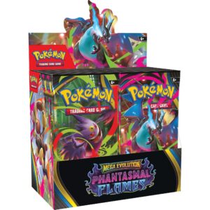 pokemon mega evolution phantasmal flames booster box