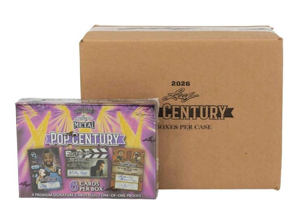 2026 Leaf Metal Pop Century Hobby 10-Box Case