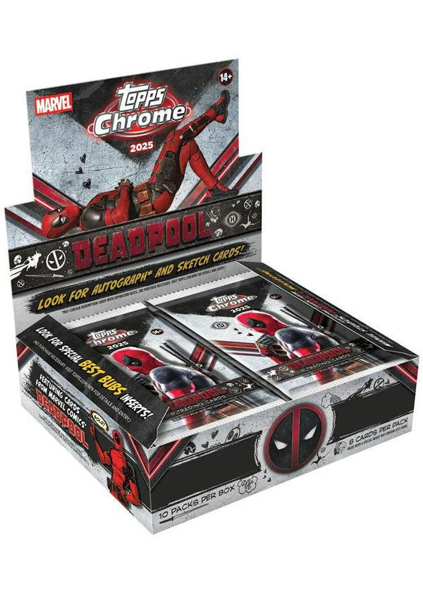 2025 Topps Chrome Deadpool Hobby Box 