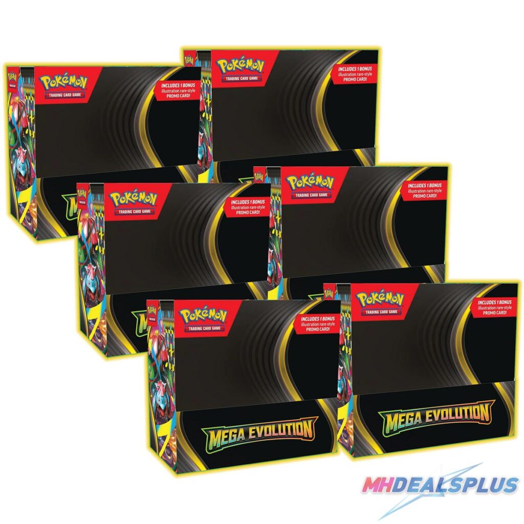 Pokemon Mega Evolution Enhanced Booster 6 Box Case