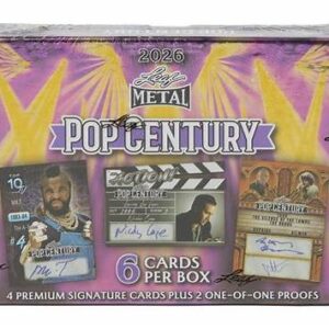 2026 Leaf Metal Pop Century Hobby 10-Box Case