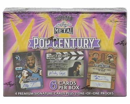 2026 Leaf Metal Pop Century Hobby 10-Box Case