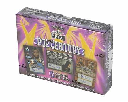 2026 Leaf Metal Pop Century Hobby 10-Box Case