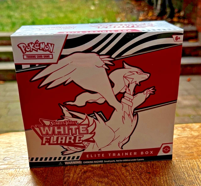Pokemon Scarlet & Violet White Flare Elite Trainer 10 Box Case