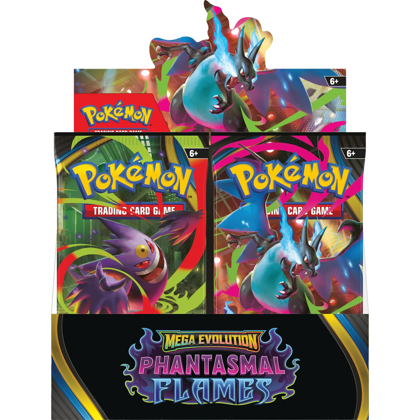 Pokemon TCG Mega Evolution Phantasmal Flames Booster Box Front 1 1