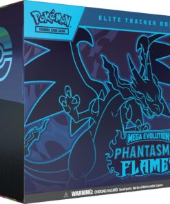 Pokémon Mega Evolution Phantasmal Flames Elite Trainer Box Case