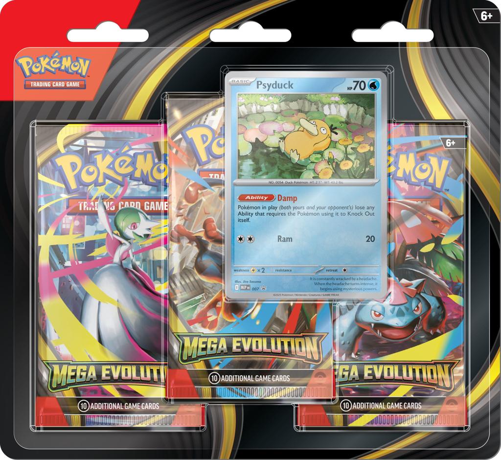 Pokémon Mega Evolution 3-Pack Blister Pack
