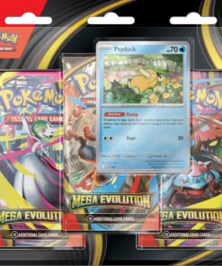 Pokémon TCG Mega Evolution 3-Pack Blister Pack - 24 Pack Box (Factory Sealed Case)
