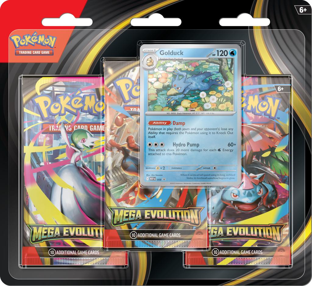Pokémon Mega Evolution 3-Pack Blister Pack