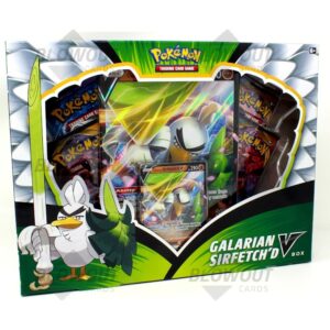 pokemon galarian sirfetch'd v 6 box case
