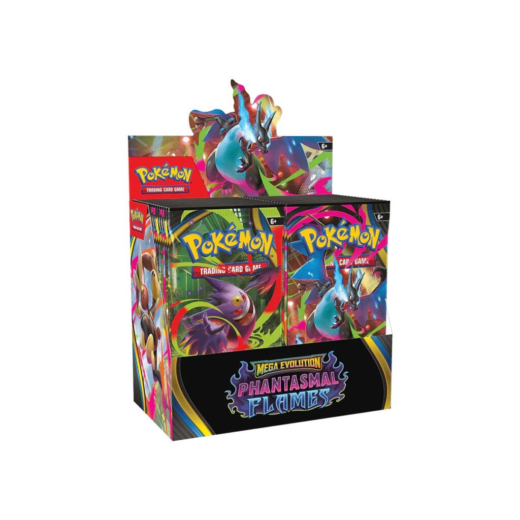pokemon mega evolution phantasmal flames booster box