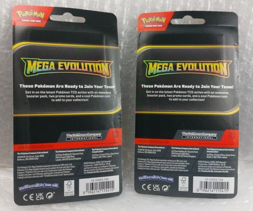Pokemon Mega Evolution Checklane Blister Pack