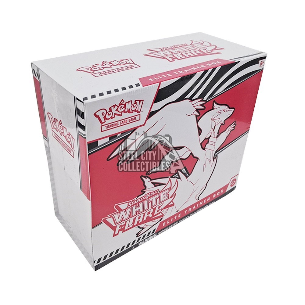 Pokemon Scarlet & Violet White Flare Elite Trainer 10 Box Case